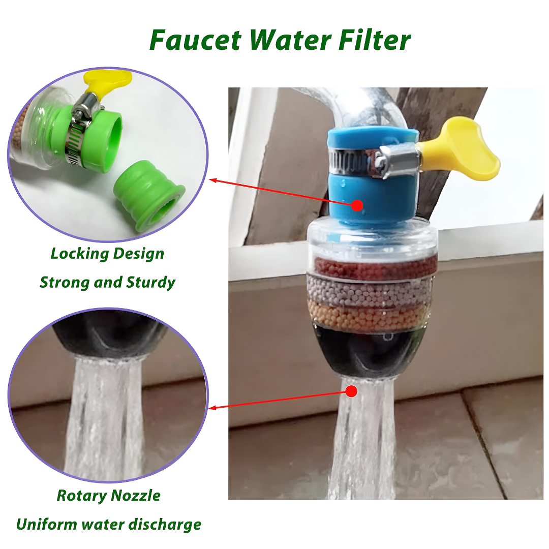 FreshTap™ – Multi-Layer Carbon Faucet Filter for Clean Water💧✨(Buy 1 Get 1 Free🔥🔥)